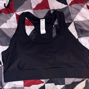 Fabletics Black Medium Impact Sports Bra
